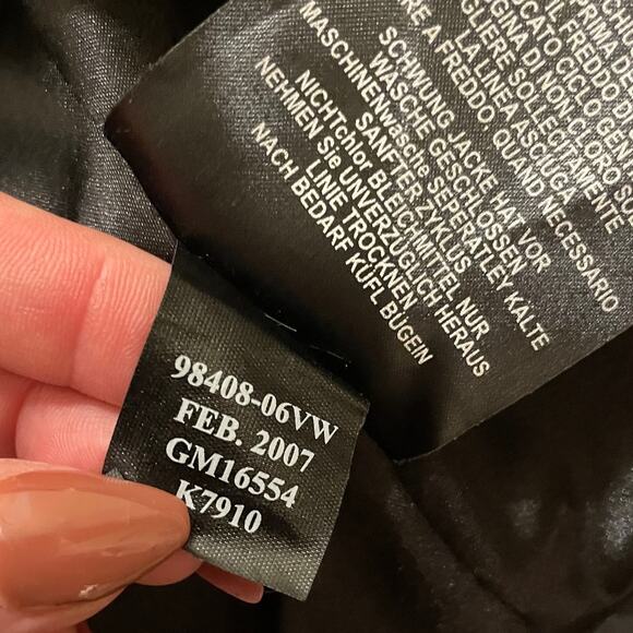 Harley-Davidson Black Nylon Racing Jacket | Orange Red Stripe 2007, M Vintage - Picture 9 of 13